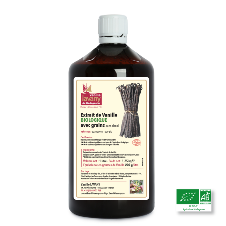 ORGANIC Vanilla Extract 200