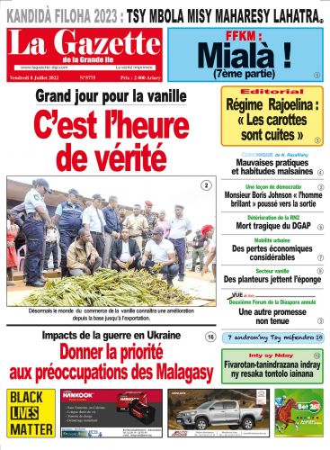 LA GAZETTE journal quotidien de Madagascar