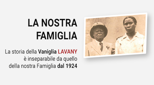 La nostra famiglia Vanille LAVANY Bourbon de Madagascar dal 1924