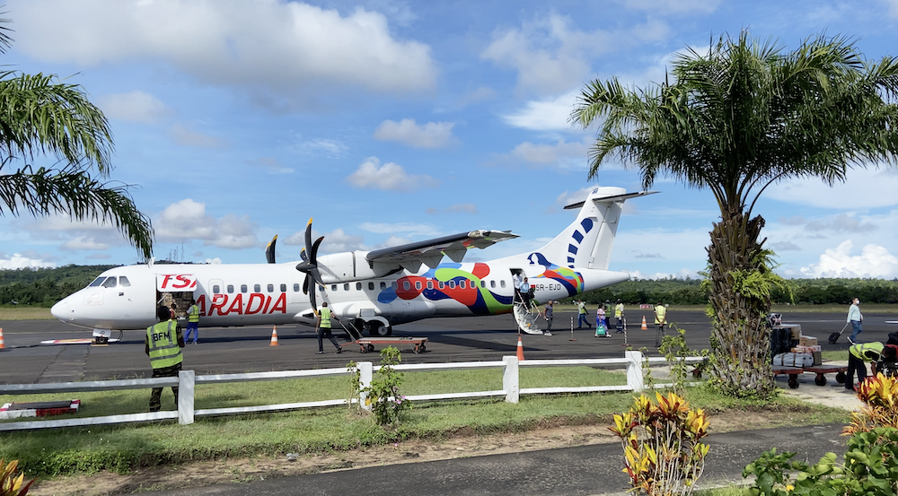 Air Madagascar il vettore delle Vanillas LAVANY Bourbon del Madagascar